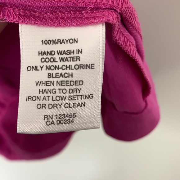 Lord & Taylor woman’s purple blouse - Picture 5 of 5